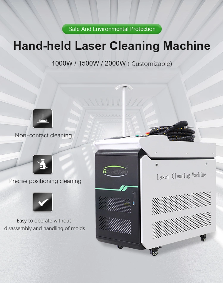 1000W Laser Cleaner 1500W 2000W Mini Handheld Portable Laser Cleaning Machine Equipment Metal Rust Remover