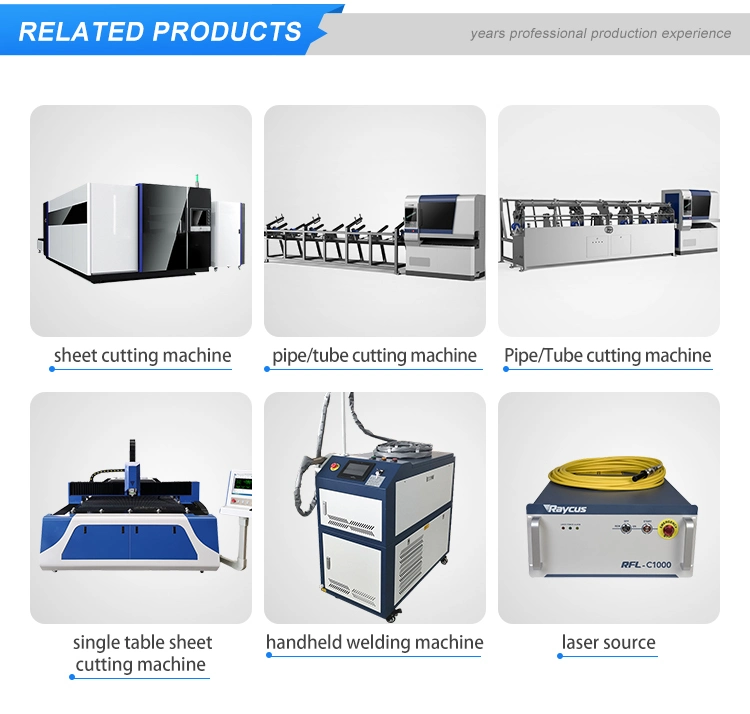 6kw 8kw 12kw Metal Sheet Fiber Laser Cutting Machine with Full Protection Cover