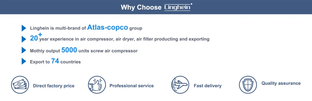 Linghein Energy-Saving Lsc Series Screw Air Compressor for Laser Cutting