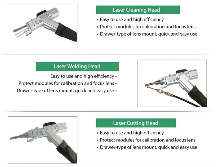 3 in 1 Multifunction 1kw 1.5W 2kw 3kw Handheld Fiber Laser Welding Cutting Cleaning Machine Laser Welder