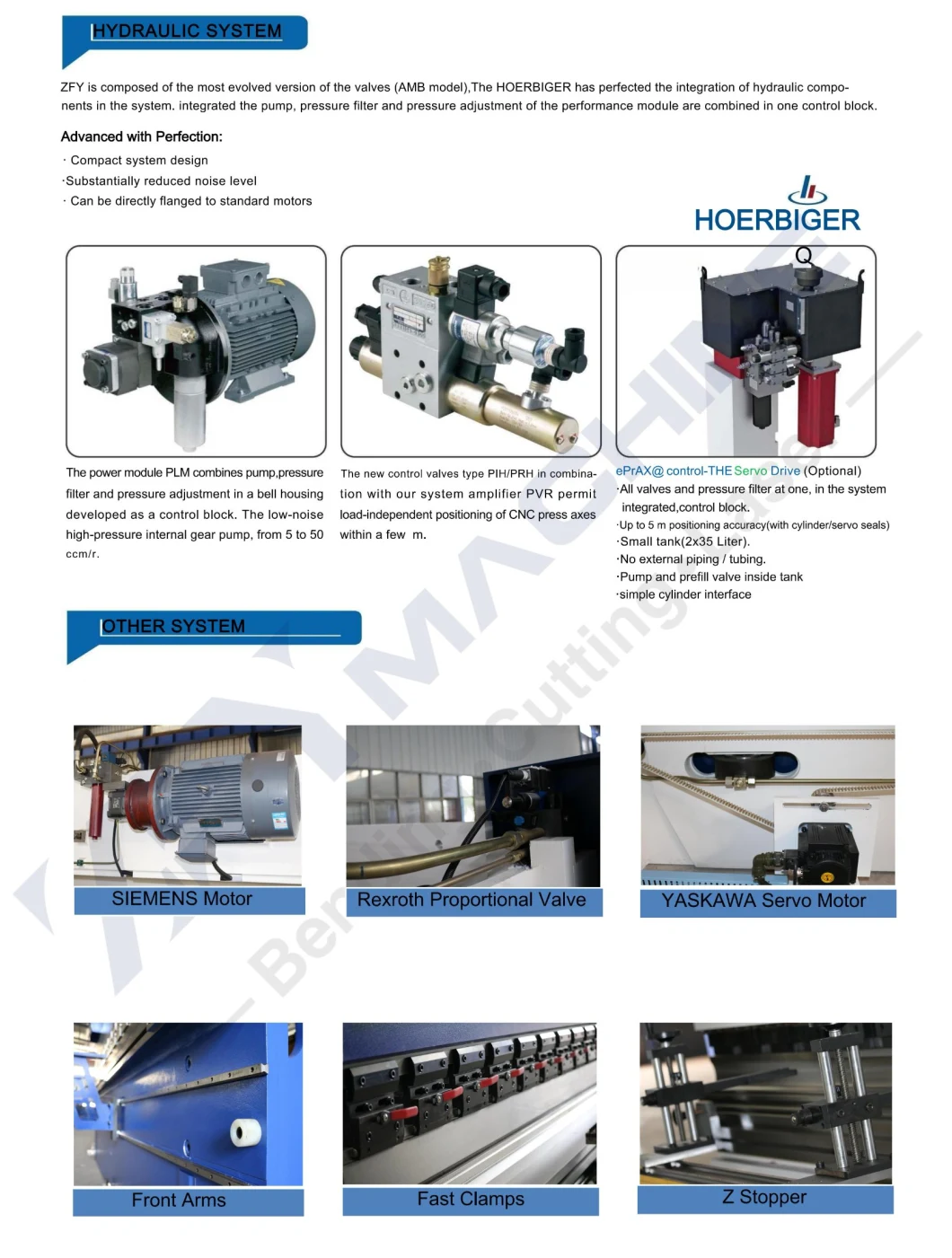 CNC Electro-Hydraulic Servo Press Brake Bending Machine Da52 Da53 Da66 Da69 with OEM