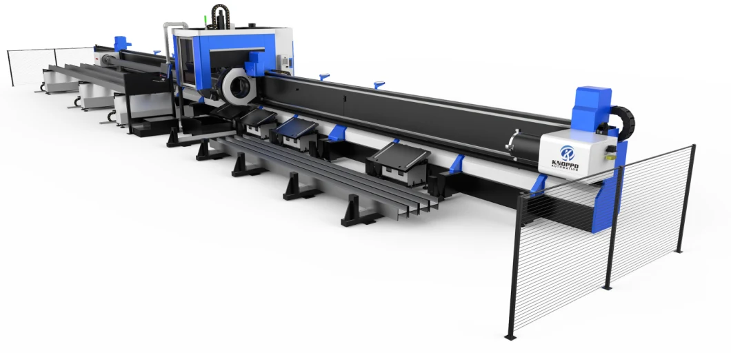 Kt6 1kw 1.5kw 3kw 3m 6m 9m Fiber Laser Steel Tube Cutting Machine