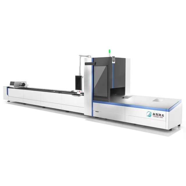 6m 9m 12m Steel Tubes Cutter Laser CNC Metal Pipes 1000W Fiber Laser Cutting Machine
